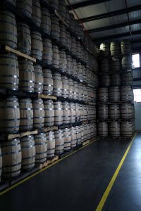A full warehouse at Bulleit. | Photo courtesy of Bulleit Distilling Co.